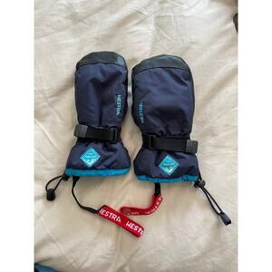 Hestra Gauntlet CZone Jr. Mitt Size 6 blue ski snowboard winter snow mittens
